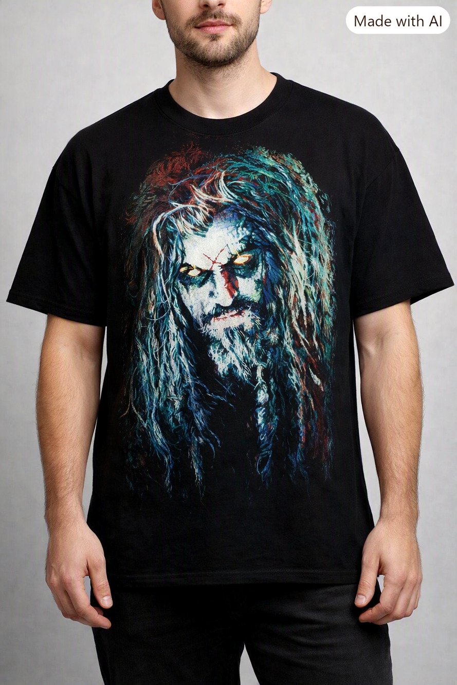Vtg 1998 Rob Zombie Hardcore Blood Flesh Eating Black Shirt Men’s L Winterland